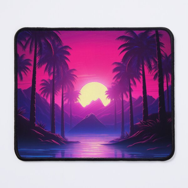 Item preview, Tropical Neon Dreams: Synthwave Serenade designed and sold by Mullet Monkey.
