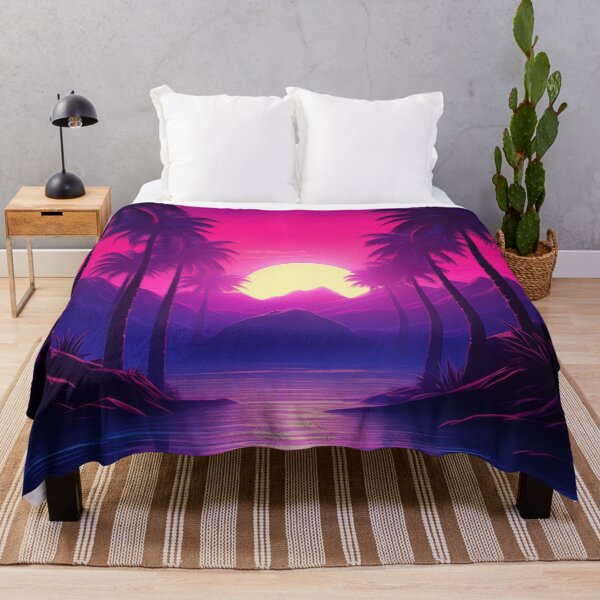Item preview, Tropical Neon Dreams: Synthwave Serenade designed and sold by Mullet Monkey.