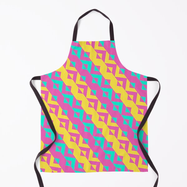 Item preview, Hot-Pink Orange & Teal Grouped Triangles Sequence NeverEnding Textile designed and sold by Alchemy-A-La-G.