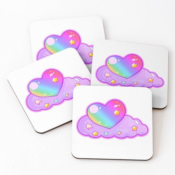 Item preview, Cute Love Heart Cloud Sparkles Magical Princess Sticker designed and sold by SektrahDesigns.