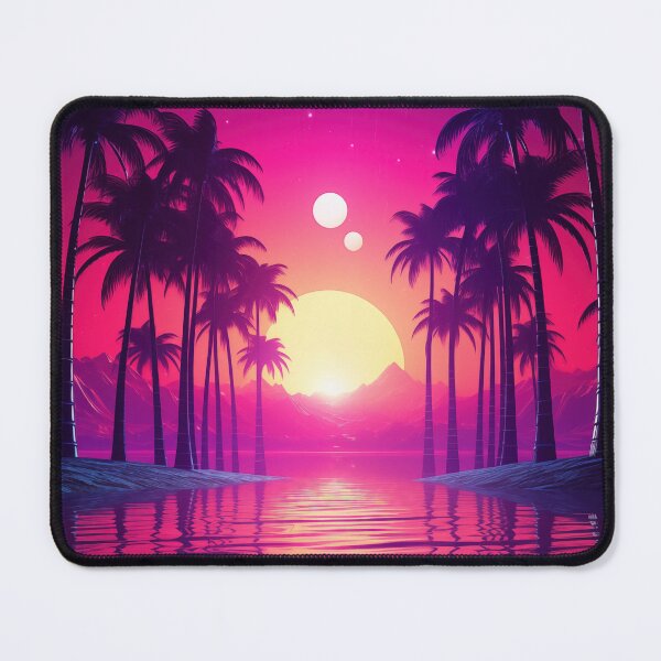 Item preview, Neon Utopia Unveiled: Luminous Tropic Dreams designed and sold by Mullet Monkey.
