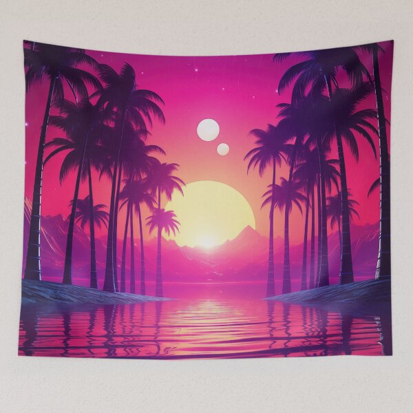 Item preview, Neon Utopia Unveiled: Luminous Tropic Dreams designed and sold by Mullet Monkey.