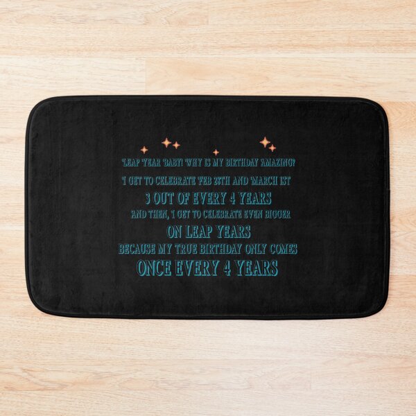 Item preview, Leap Year Baby! Why is my Birthday Amazing? Funny leap and non leap year design designed and sold by NeaftyFinds.
