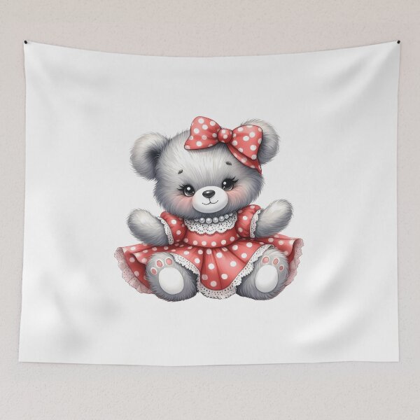 Item preview, Teddy bears, cute teddy bear, heart designed and sold by AnetArtStore.