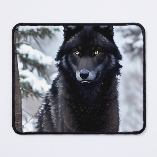 Item preview, Half-Breed Black Wolf designed and sold by ThralStore.