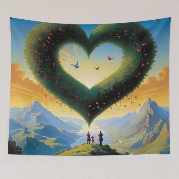 Item preview, Heart's Horizon: The Symphony of Love and Nature designed and sold by ReachingMyDreams.
