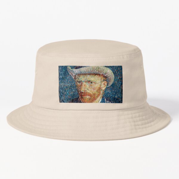 Vista previa del artículo con la obra «Autorretrato de Vincent van Gogh con sombrero de fieltro gris», diseñado y vendido por Vintage Visions Art.