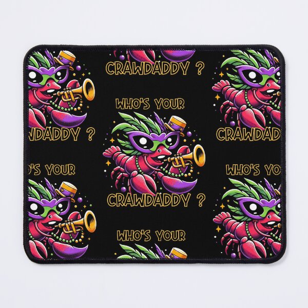 Item preview, Whos your crawdaddy crawfish mardi gras designed and sold by ArtFeverShop.