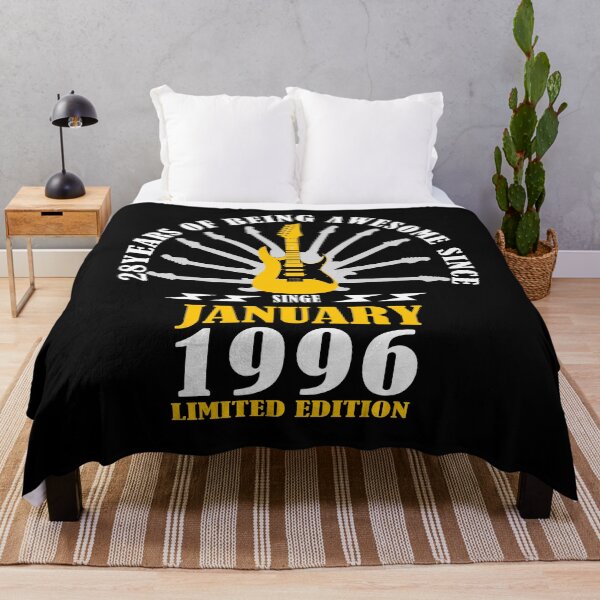 Item preview, 28 Geburtstag Retro Vintage Gitarristen Gitarrenliebhaber JANUARY designed and sold by studiopekepeke.