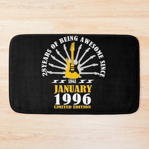 Item preview, 28 Geburtstag Retro Vintage Gitarristen Gitarrenliebhaber JANUARY designed and sold by studiopekepeke.