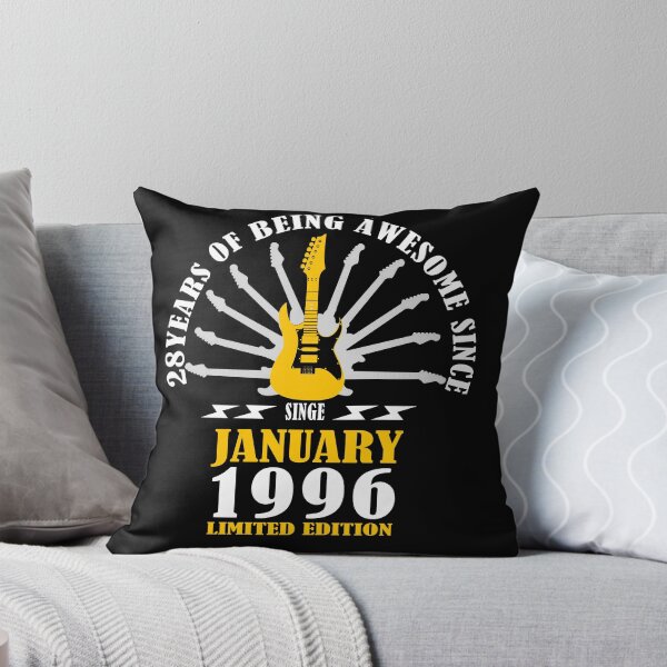 Item preview, 28 Geburtstag Retro Vintage Gitarristen Gitarrenliebhaber JANUARY designed and sold by studiopekepeke.