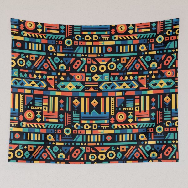 Item preview, Retro Aztec Pattern  designed and sold by NDaZone.