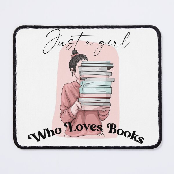 Item preview, Just a girl who loves books designed and sold by HippieShackAL.