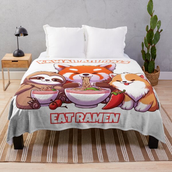 Item preview, Kawaii Animals Eat Ramen designed and sold by Designowner.