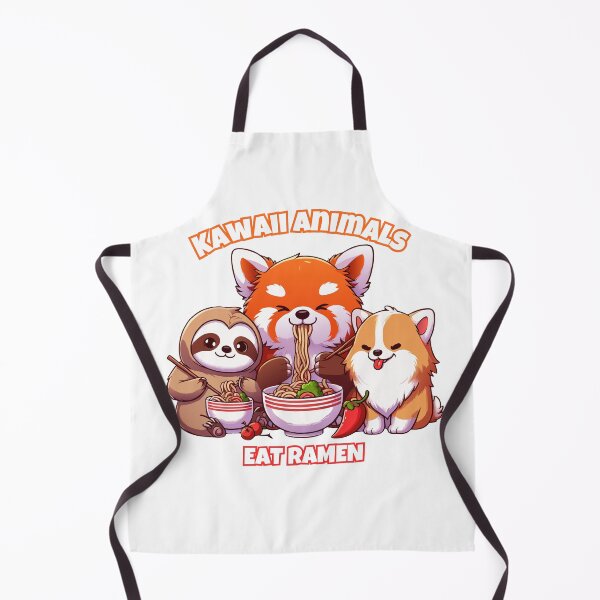 Item preview, Kawaii Animals Eat Ramen designed and sold by Designowner.