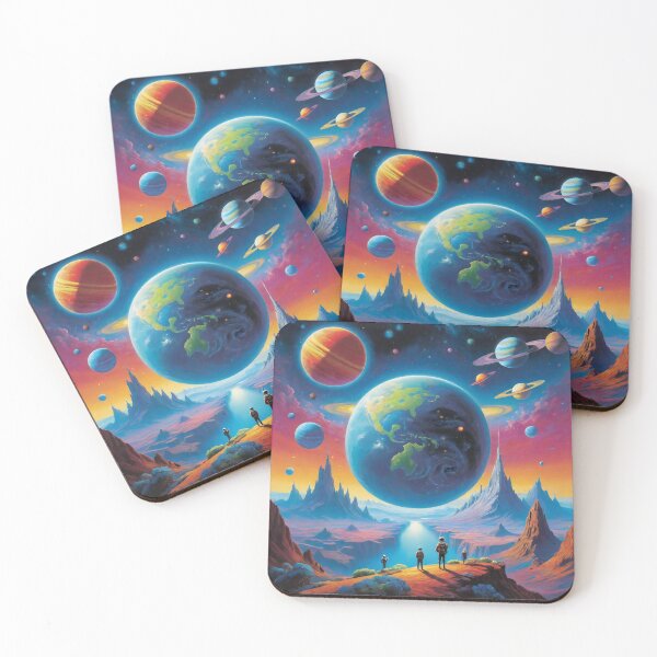 Item preview, Cosmic Surveyors: Gazing Through the Galaxy's Veil designed and sold by ReachingMyDreams.