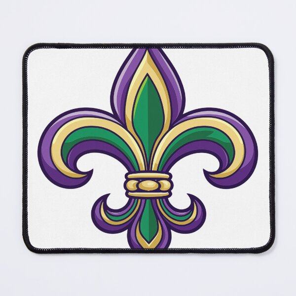 Item preview, Mardi Gras Fleur De Lis Flower designed and sold by NDaZone.