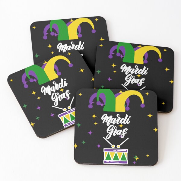 Item preview, Mardi Gras Jester and Drums  designed and sold by NDaZone.