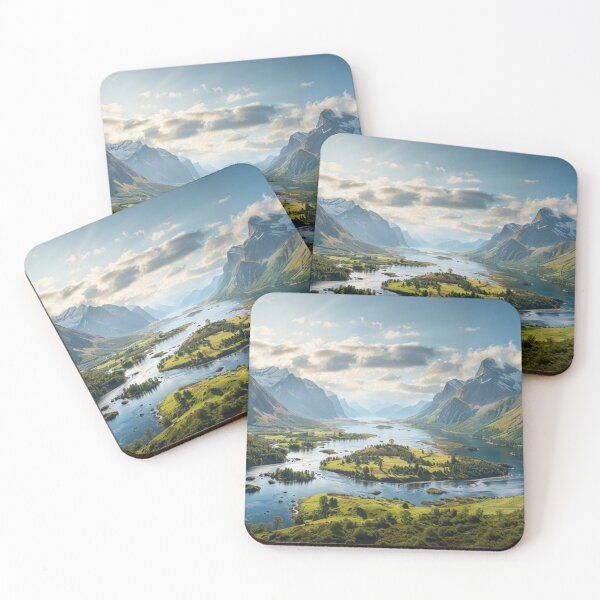 Item preview, The Breathtaking Fjords of Norway designed and sold by Miguel's AI Store.