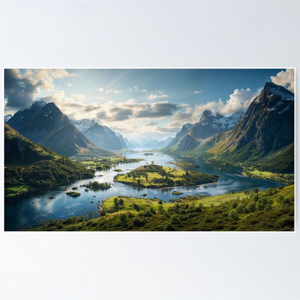 Artikel-Vorschau von Die atemberaubenden Fjorde Norwegens, designt und verkauft von migueljb01.