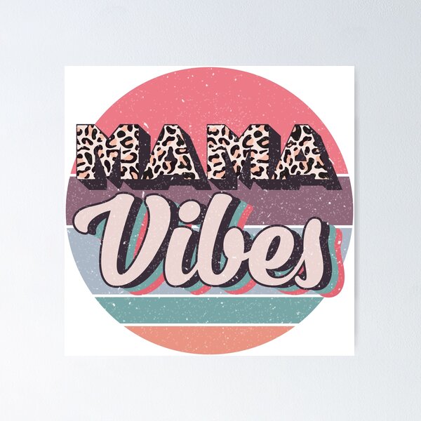 Artikelvorschau, Mama Vibes 80er entworfen und verkauft von HippieShackAL.