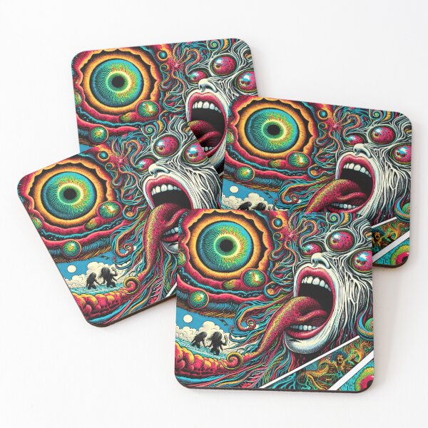 Item preview, Trippy Cosmic Psychedelic Intergalactic God designed and sold by AIPixelMaster.