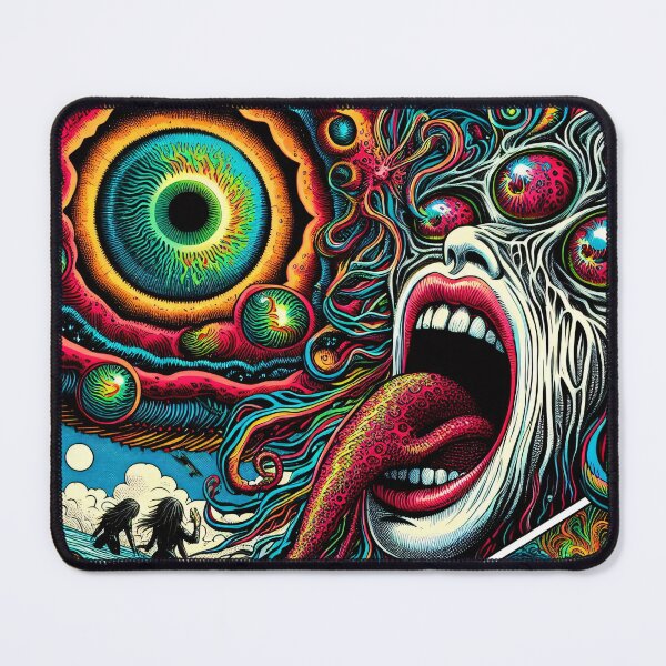 Item preview, Trippy Cosmic Psychedelic Intergalactic God designed and sold by AIPixelMaster.