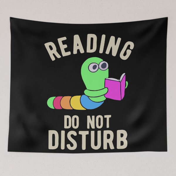 Item preview, Reading Worm - Do Not Disturb designed and sold by Designowner.