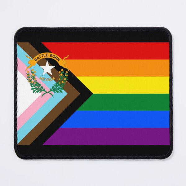 Item preview, Nevada Progress Pride Flag designed and sold by WokeBespoke.