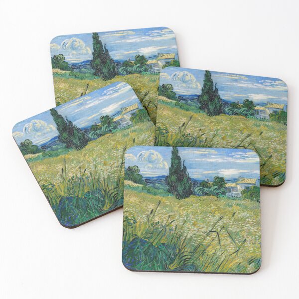 Item preview, Vincent van Gogh's Green Wheat Field with Cypress designed and sold by My Artprintz.