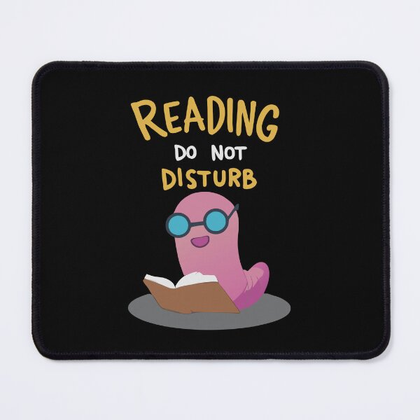Item preview, Worm Reading Do Not Disturb designed and sold by Designowner.