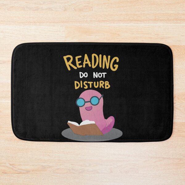 Item preview, Worm Reading Do Not Disturb designed and sold by Designowner.