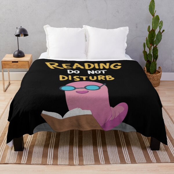 Item preview, Worm Reading Do Not Disturb designed and sold by Designowner.
