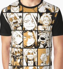 BNHA Kaminari Denki Collage Grafik T-Shirt