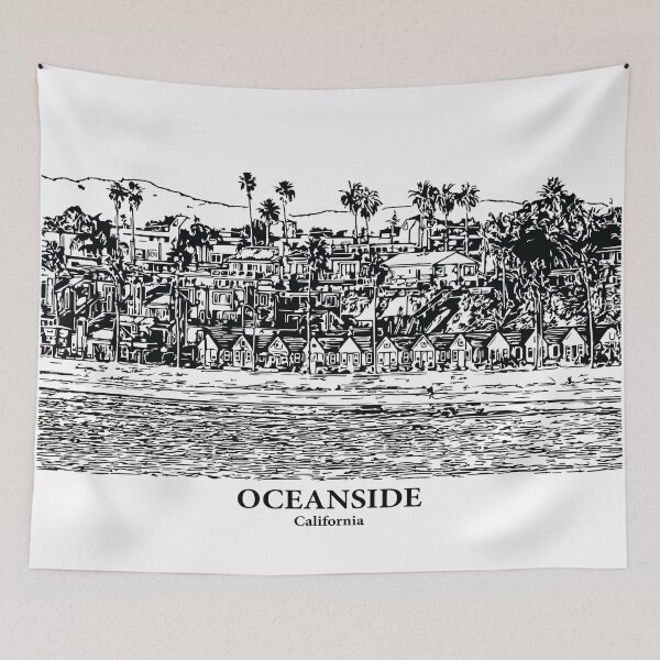 Item preview, Oceanside - California designed and sold by Lakeric Cityscapes.