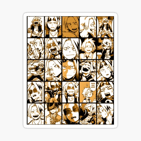 BNHA Kaminari Denki collage Sticker