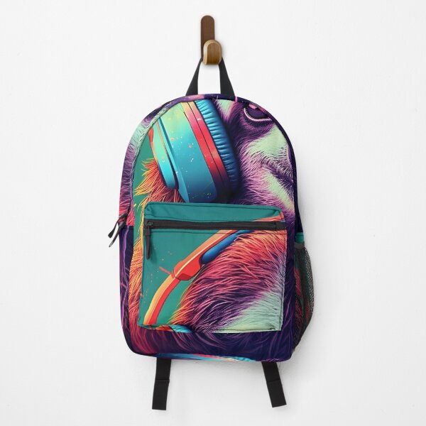 Item preview, Sloth wearing headphones. designed and sold by acbdesign.