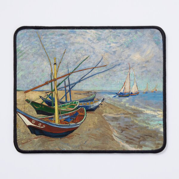 Item preview, Vincent van Gogh's Fishing Boats on the Beach at Saintes-Maries designed and sold by My Artprintz.