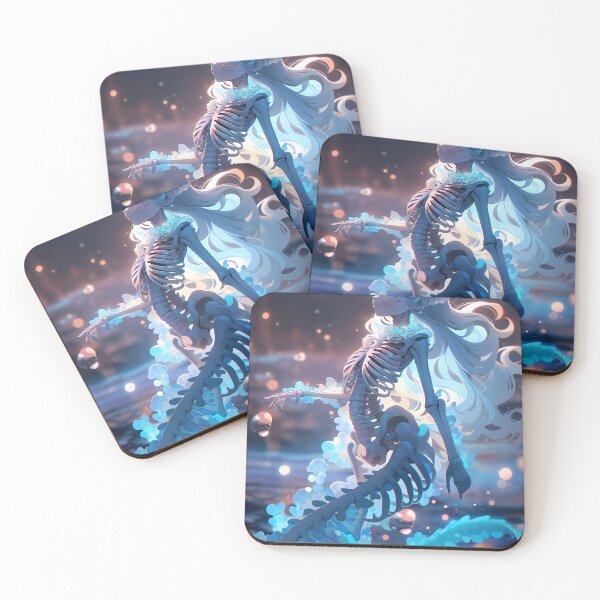 Item preview, Ethereal anime Mermaid skeleton designed and sold by Nick-Santos-.