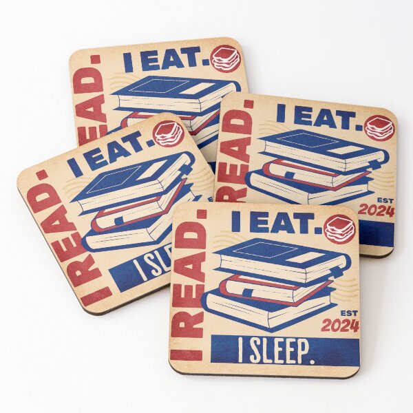Item preview, I EAT. I SLEEP. I READ. designed and sold by mentokc.