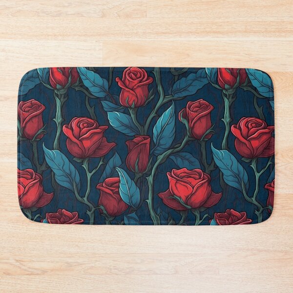 Item preview, Floral Midnight Roses designed and sold by Tabble-Dabble.