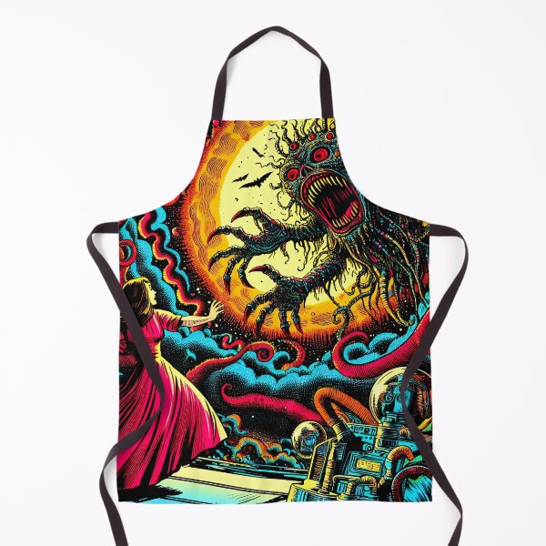 Item preview, Compelled To Open The Trippy Psychedelic Monster Gateway designed and sold by AIPixelMaster.