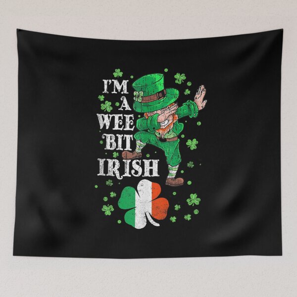 Item preview, I'm A Wee Bit Irish Funny Dabbing Leprechaun -Saint Patrick's Day designed and sold by YerrouDesing.