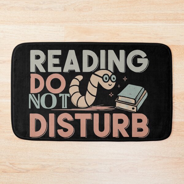 Item preview, Worm Reading Do Not Disturb designed and sold by Designowner.