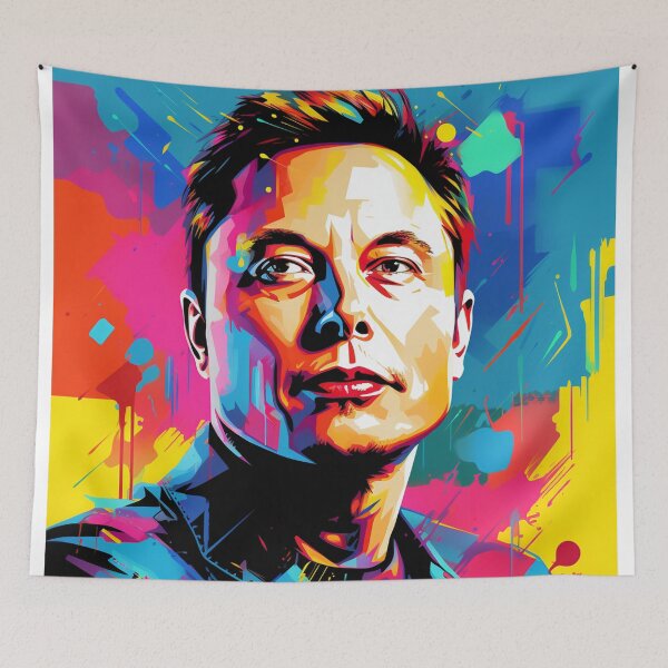 Aperçu de l'œuvre Musc Pop Art 3 créée et vendue par AstroRisq.