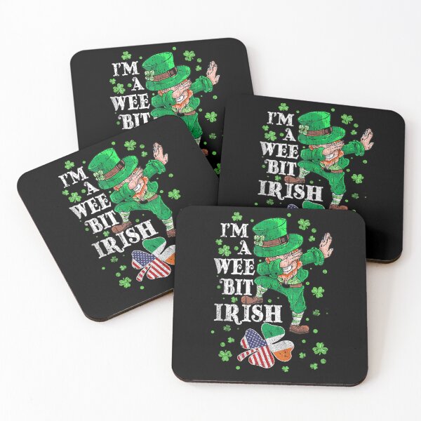 Item preview, I'm A Wee Bit Irish Funny Dabbing Leprechaun Irish American -Saint Patrick's Day designed and sold by YerrouDesing.