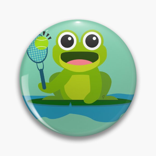 Item preview, Tennis Frog Illustration (Animal x Sports)  designed and sold by PauloDesigns97.