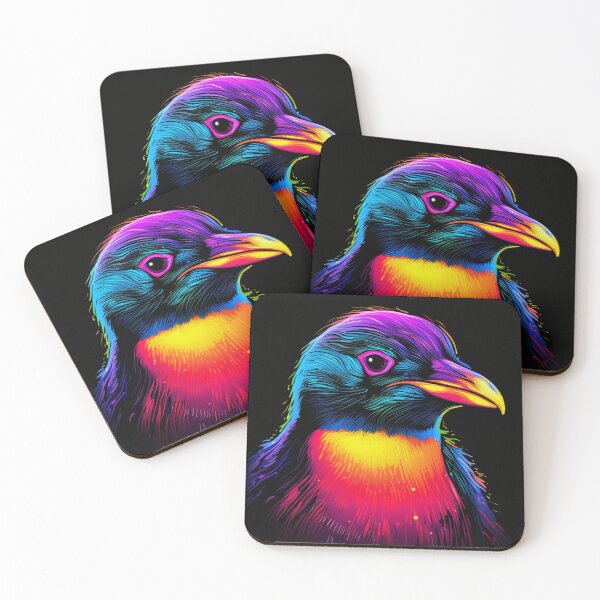 Item preview, Penguin Neon Pop Art 6 designed and sold by AstroRisq.