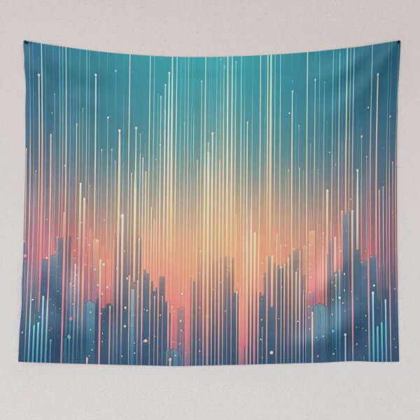 Item preview, Vertical Gradient Whispers: Ethereal Fade Lines designed and sold by Rui Fernandes.