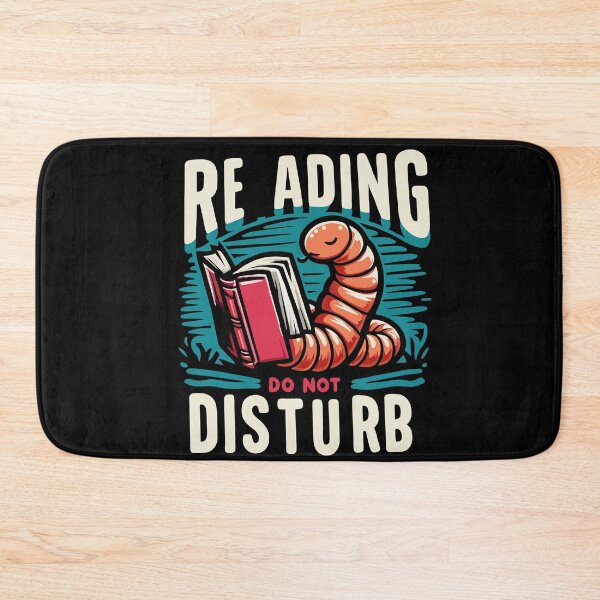 Item preview, Worm Reading Do Not Disturb designed and sold by Designowner.